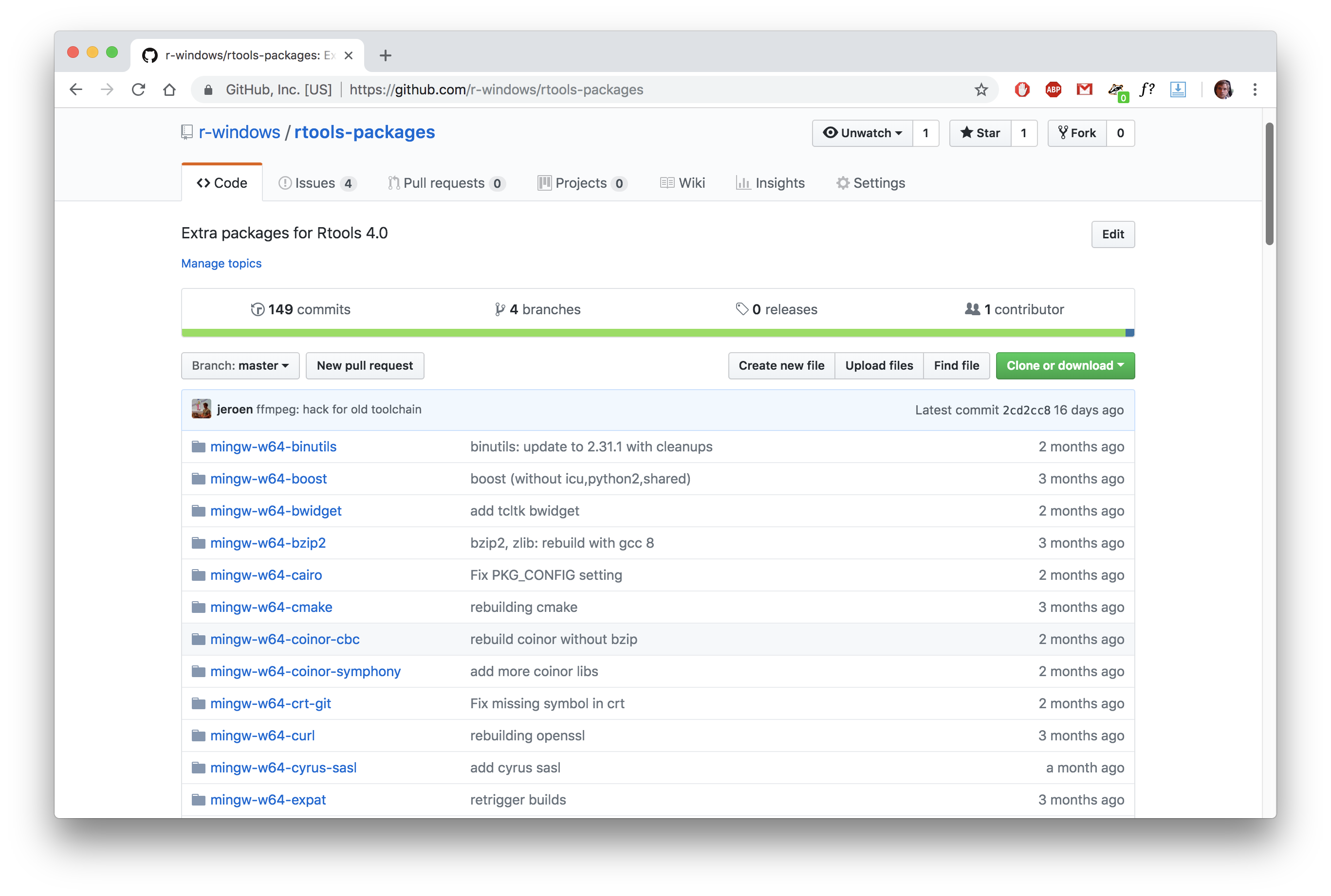 rtools-packages